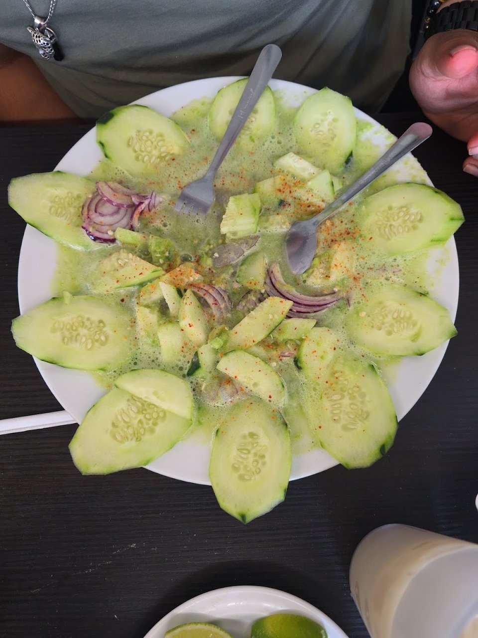Camarones Agua Chile